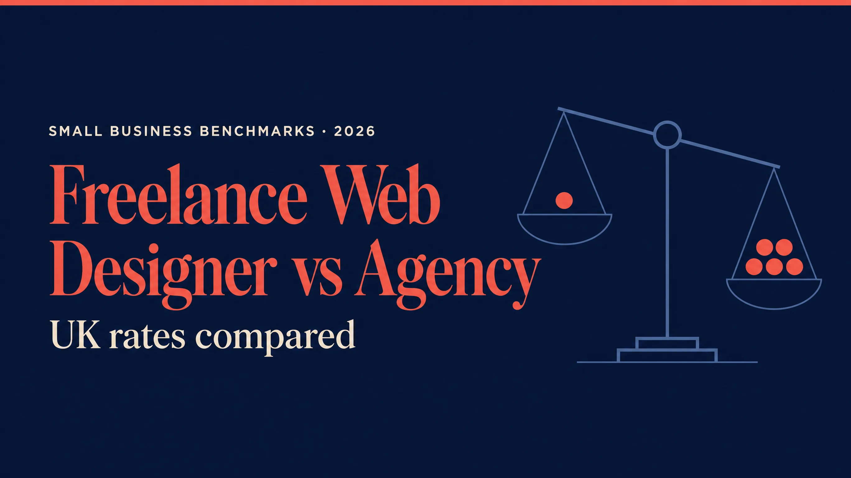 Freelance web designer vs agency: UK rates compared for 2026