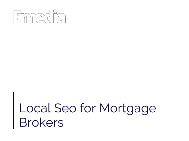 Local Seo for Mortgage Brokers